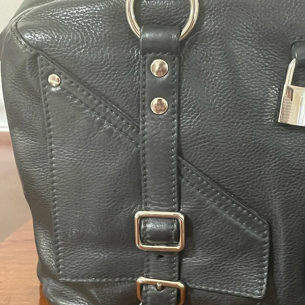 Yves Saint Laurent EUC Sac Lover black Leather Shoulder vintage Handbag ✨ - Picture 5 of 17